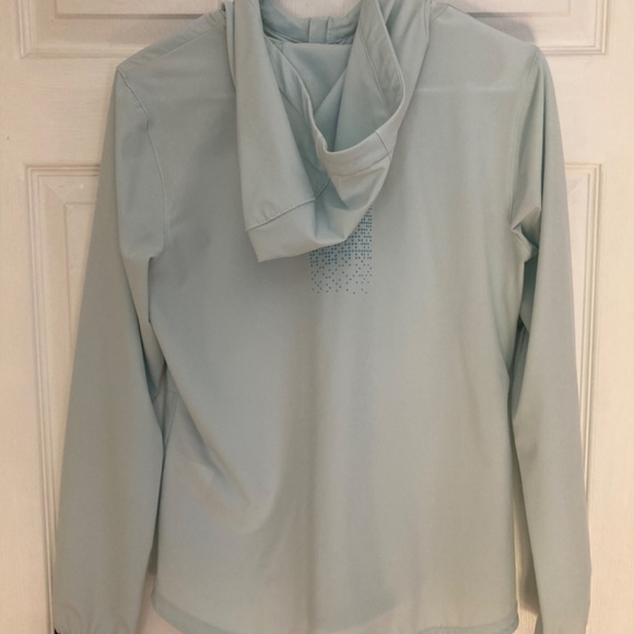 Under Armour Weather Shield Running Jacket Ice Blue Small - Picture 3 of 7